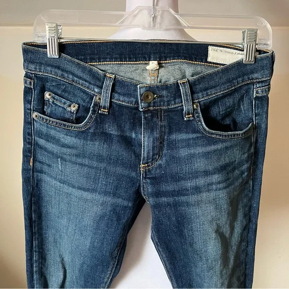 Rag & Bone Burnley Tomboy Distressed Denim Jeans size 26 - Picture 4 of 11
